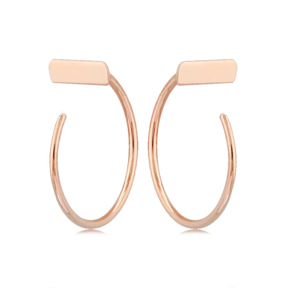 Gold Simple Bar Cuff Earring - Park City Jewelers
