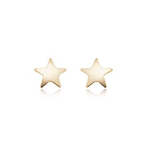 Gold Star Post Stud Earrings - Park City Jewelers