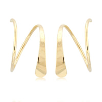 Gold Tapered Wire Cuff Earring - Park City Jewelers