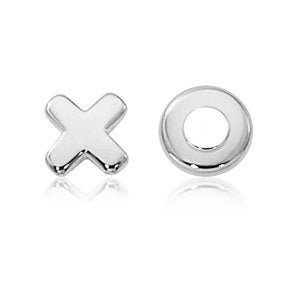 Gold X & O's Stud Earrings - Park City Jewelers