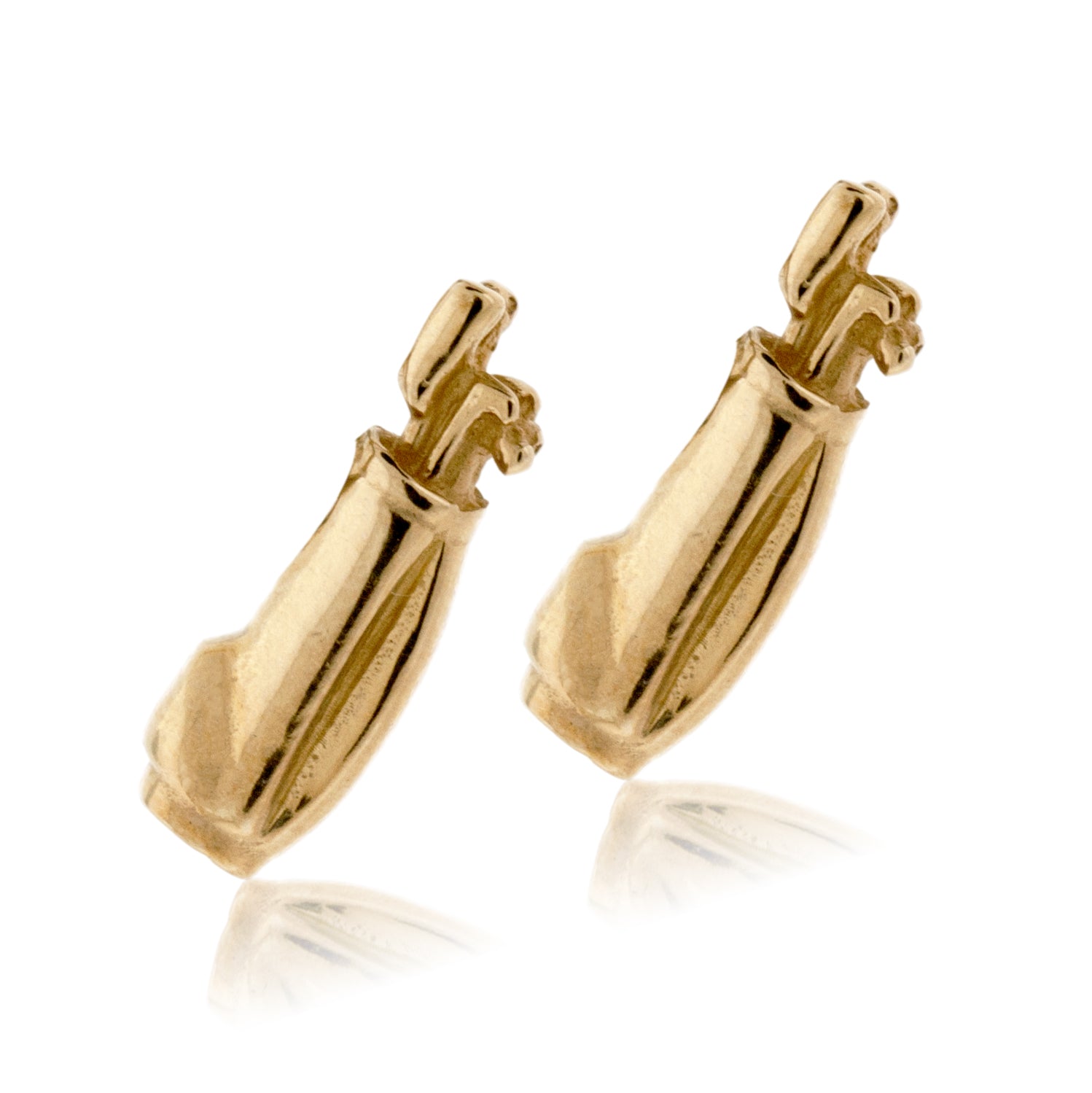 Golf Bag And Clubs Stud Earrings - Park City Jewelers