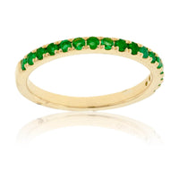 Green Emerald Band - Park City Jewelers