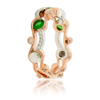 Green Tsavorite Garnet & Diamond Ring - Park City Jewelers
