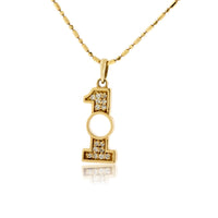 Hole in One Diamond Golf Necklace - Park City Jewelers