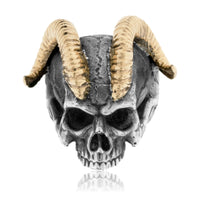 Horned Skull Ring - Park City Jewelers