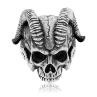 Horned Skull Ring - Park City Jewelers