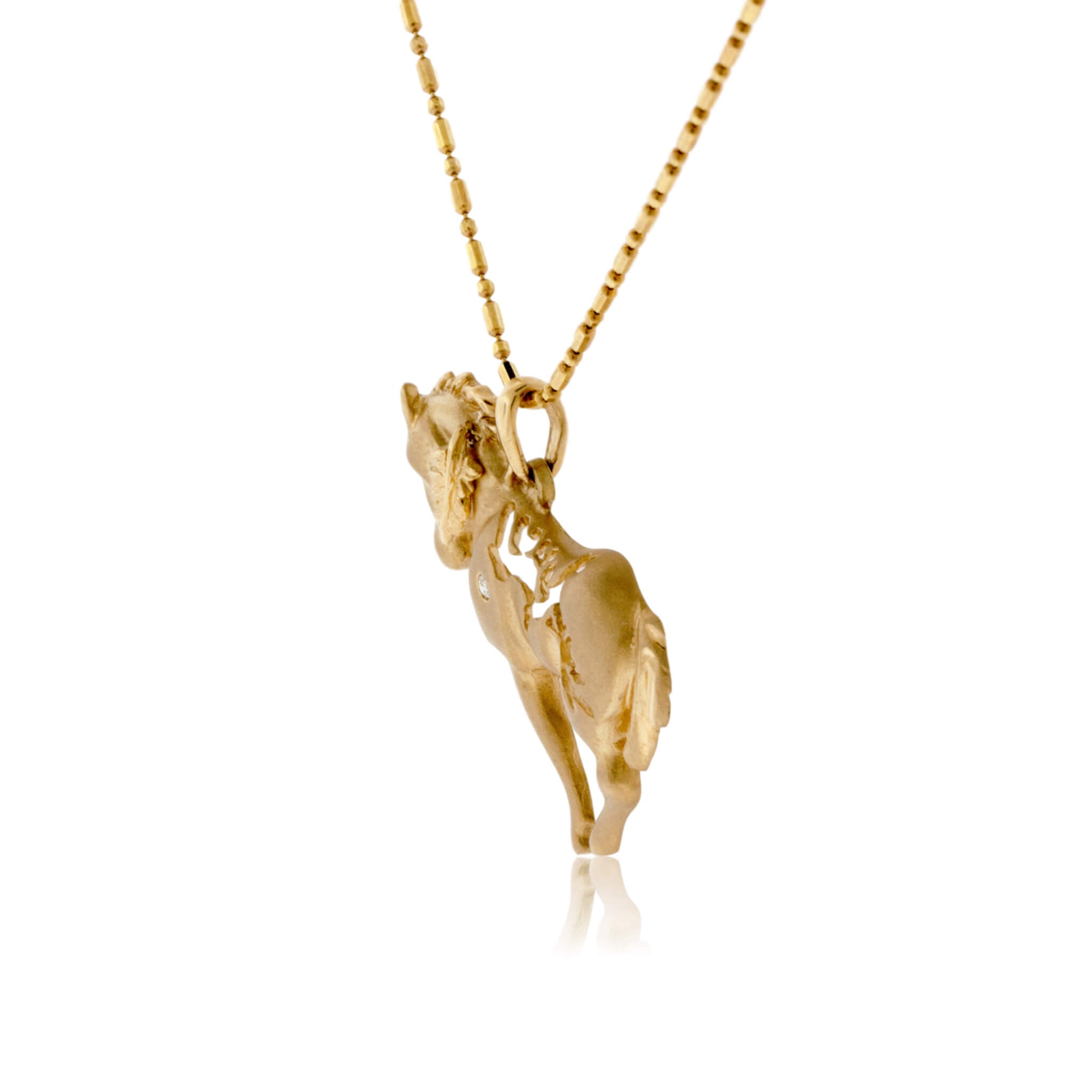 Horse and Eagle Gold Necklace – Park City Jewelers
