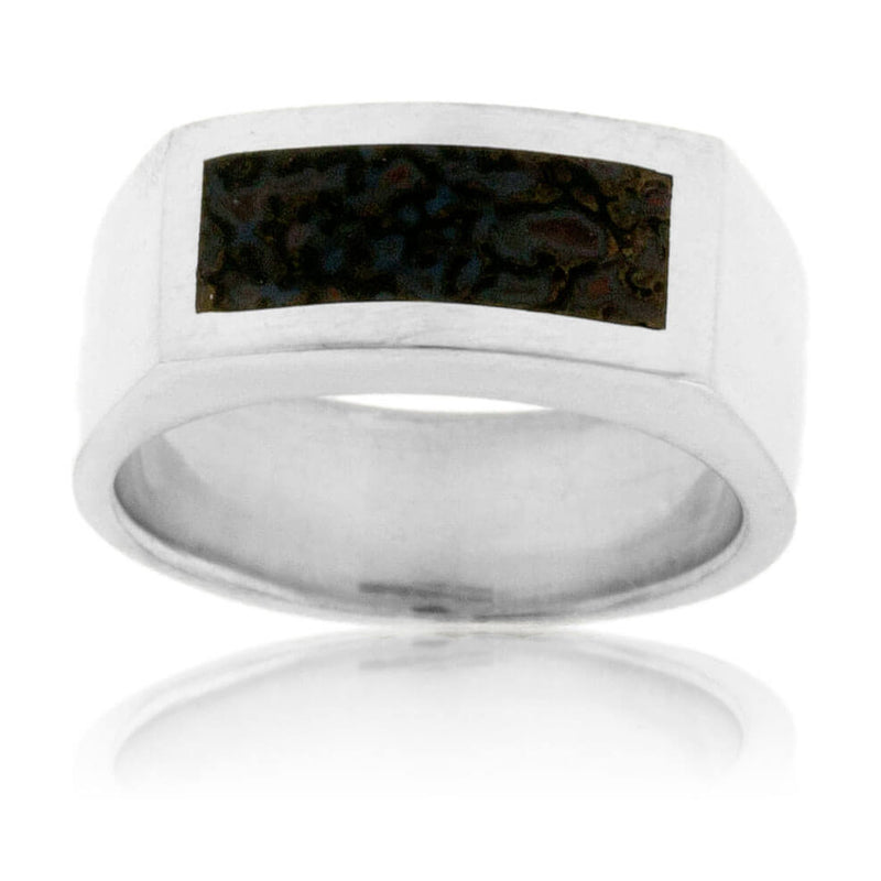 Inlay Ring in Sterling Silver - Park City Jewelers