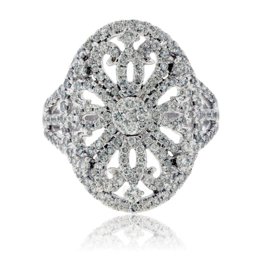 Intricate Bold Diamond Ring - Park City Jewelers