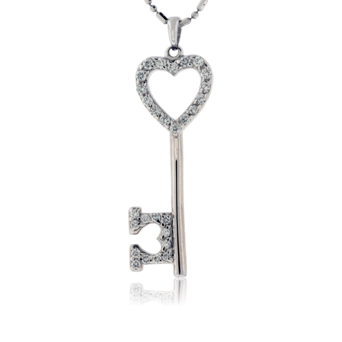 Key to My Heart Pendant - Park City Jewelers