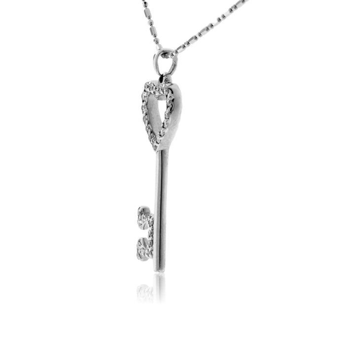 Key to My Heart Pendant - Park City Jewelers