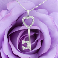 Key to My Heart Pendant - Park City Jewelers