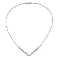 Lab Grown Diamond Fancy Link Necklace - Park City Jewelers
