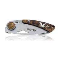 M Tech Knife with Silver Animal Inlay - Park City Jewelers