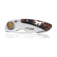 M Tech Knife with Silver Animal Inlay - Park City Jewelers