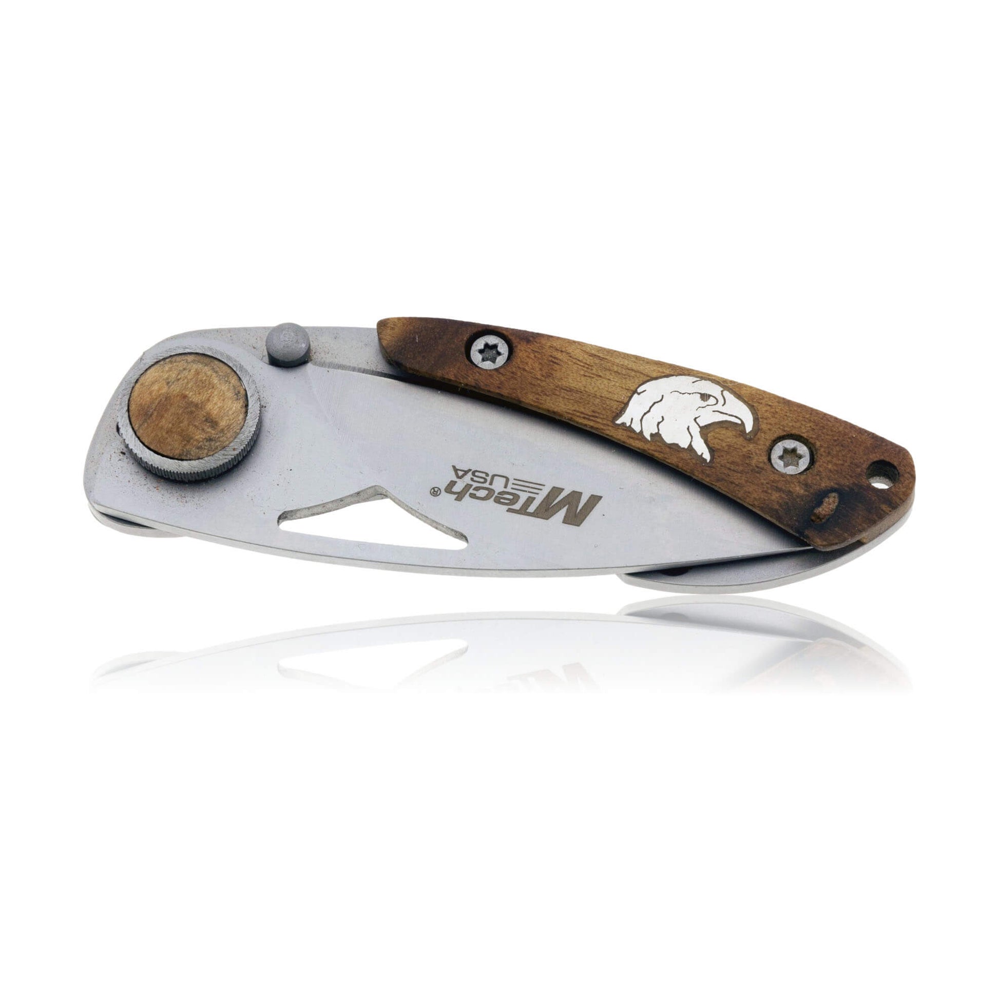M Tech Knife with Silver Animal Inlay - Park City Jewelers