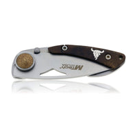 M Tech Knife with Silver Animal Inlay - Park City Jewelers