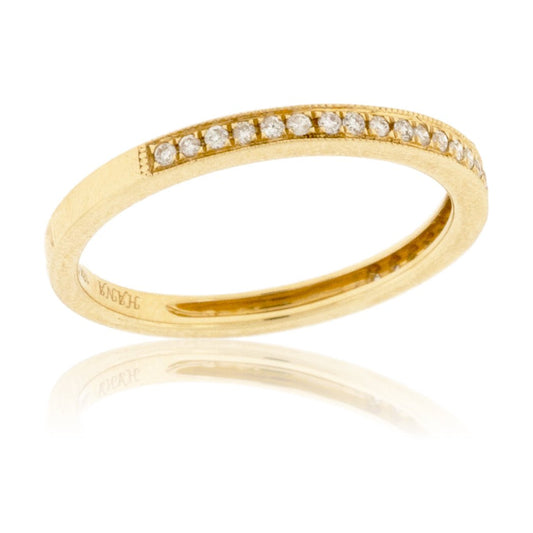 Milgrain Style Diamond Anniversary or Wedding Band - Park City Jewelers