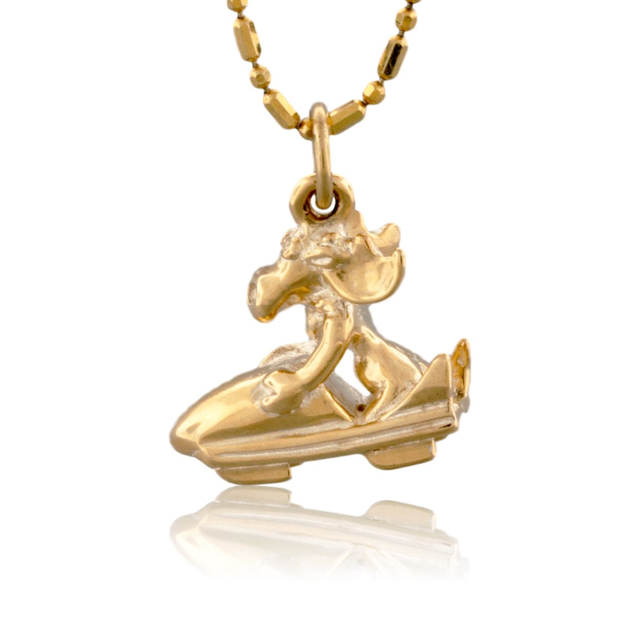 Moose Bobsledding Charm - Park City Jewelers