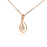 Morganite and Diamond Pendant - Park City Jewelers