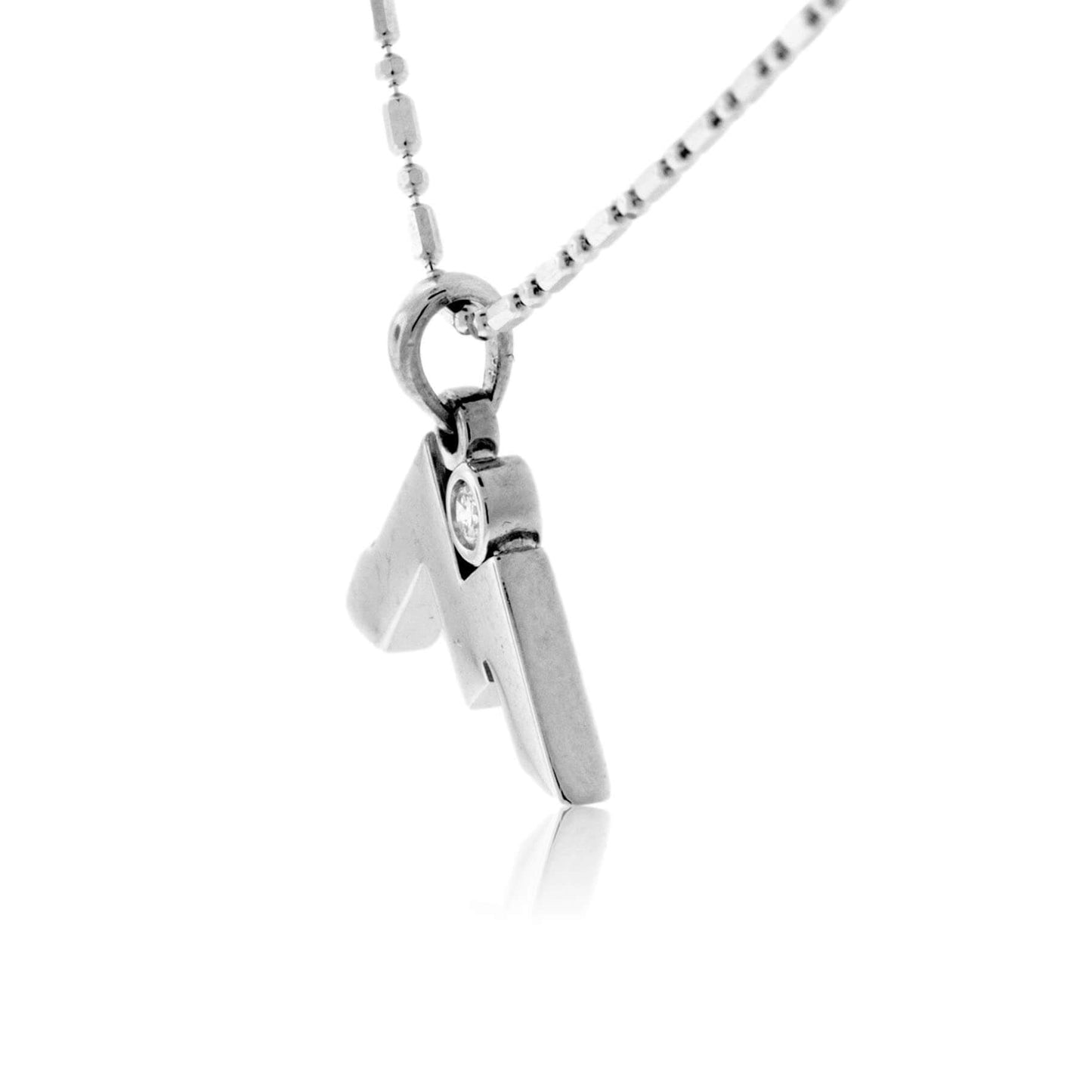 Mountain Peak Ridgeline with Diamond - Park City Jewelers