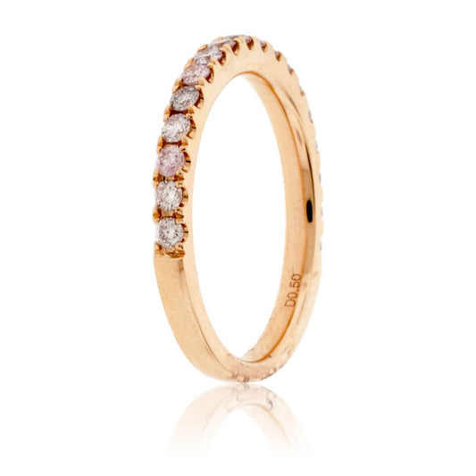 Natural Pink Diamond Band - Park City Jewelers