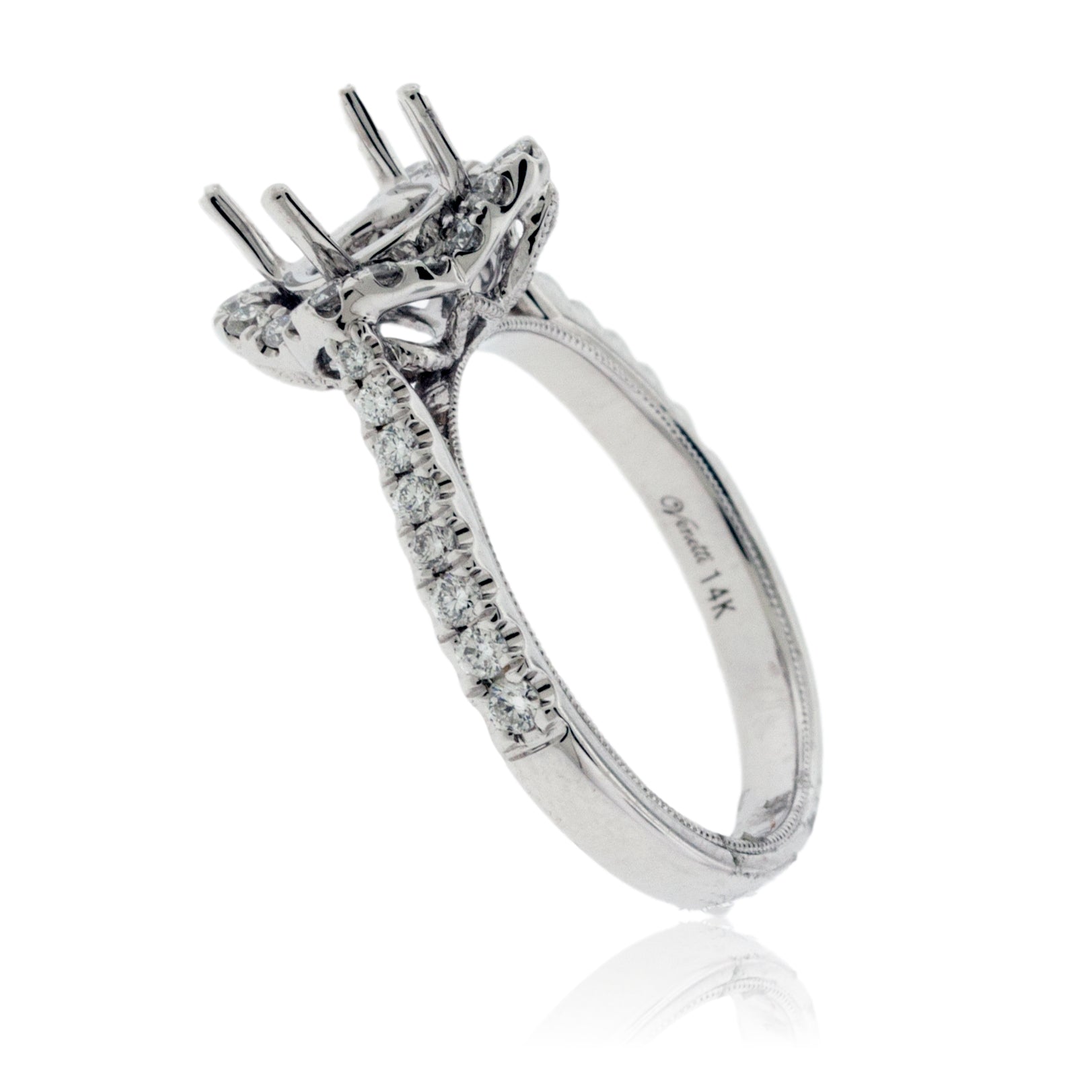 On Point Diamond Engagement Semi-Mount Ring - Park City Jewelers