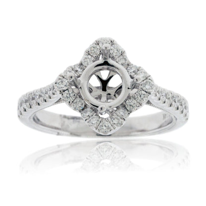 On Point Diamond Engagement Semi-Mount Ring - Park City Jewelers