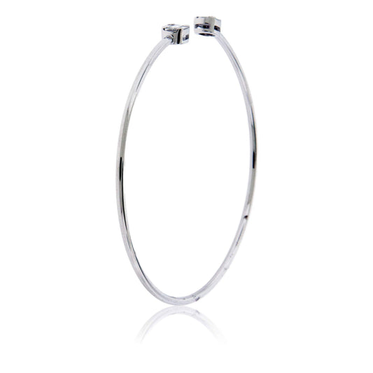 Open Center Diamond Baguette Bracelet - Park City Jewelers