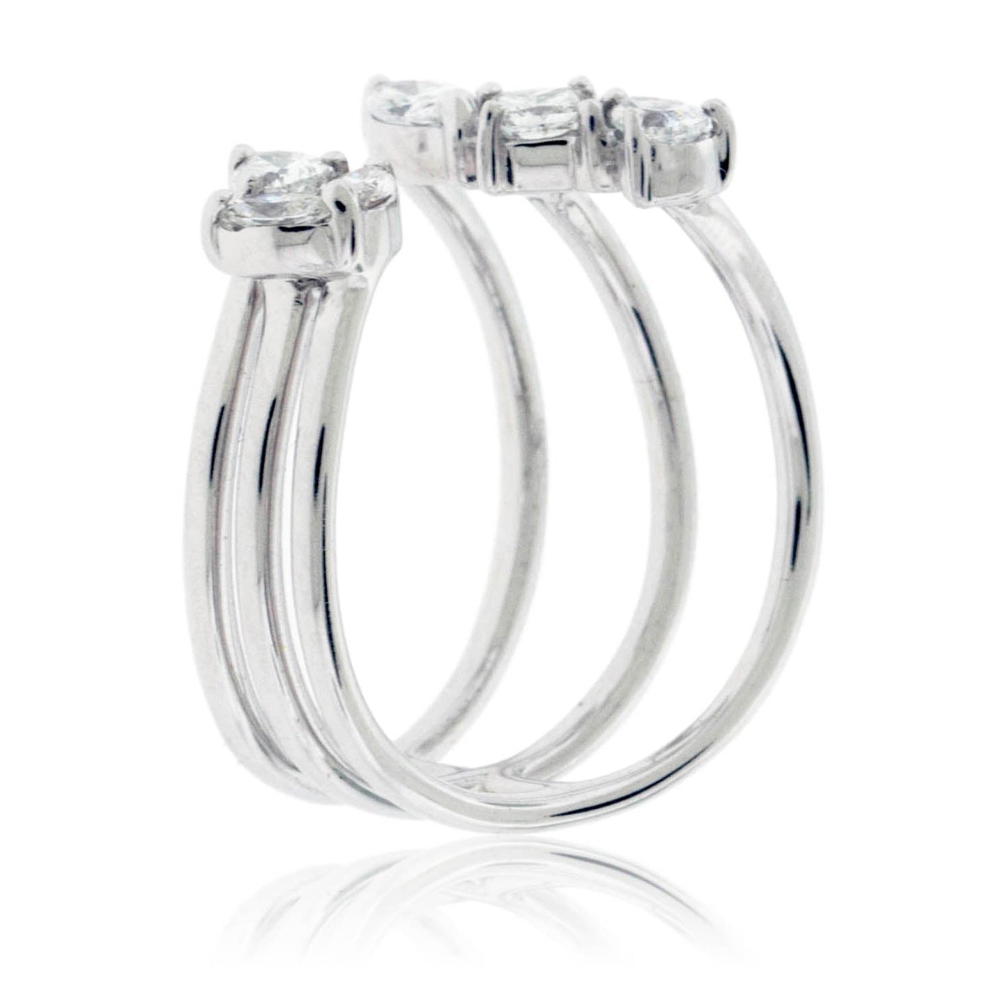 Open Diamond Cluster Ring - Park City Jewelers