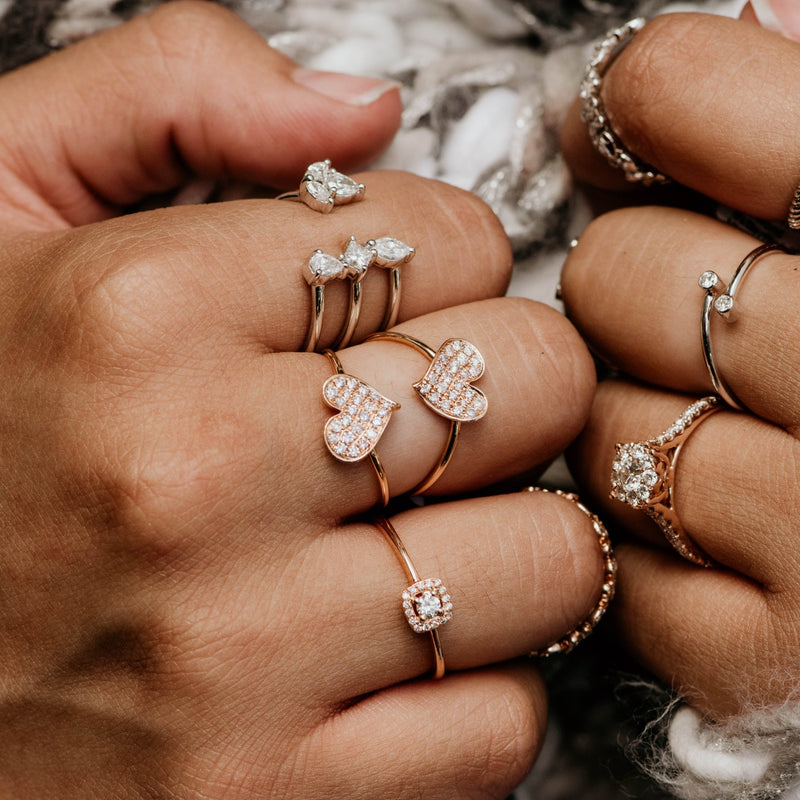 Open Diamond Cluster Ring - Park City Jewelers
