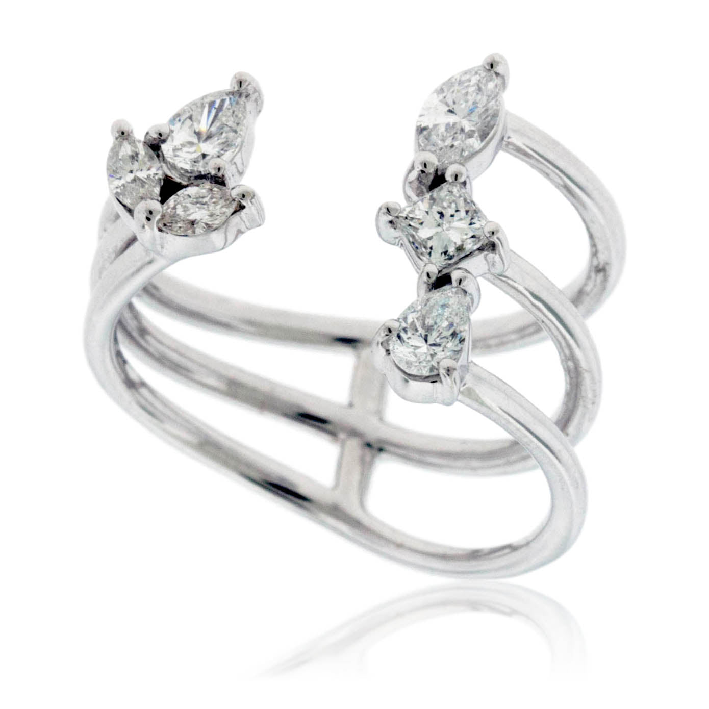 Open Diamond Cluster Ring - Park City Jewelers