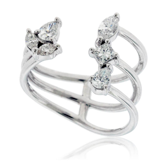 Open Diamond Cluster Ring - Park City Jewelers