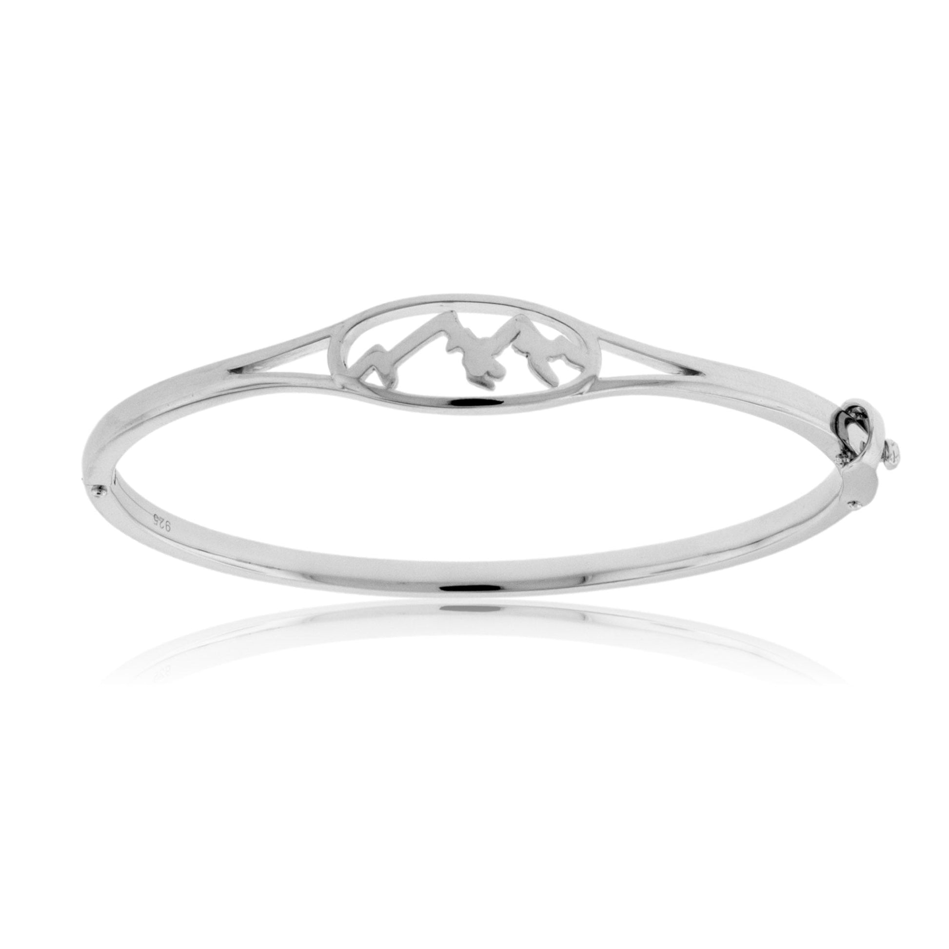 Oval Mountain Ridge Bangle Bracelet - Park City Jewelers
