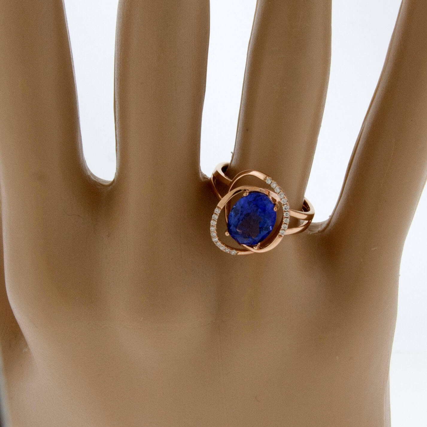 Oval Tanzanite & Diamond Ring - Park City Jewelers