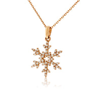 Pave Diamond Snowflake Necklace - Park City Jewelers