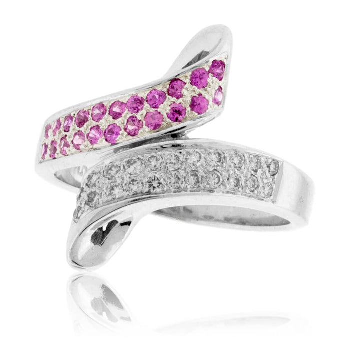 Pink Sapphire & Diamond Ring - Park City Jewelers