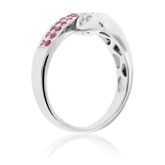 Pink Sapphire & Diamond Ring - Park City Jewelers