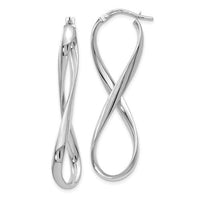 Polished Infinity Hoop Earrings - Park City Jewelers