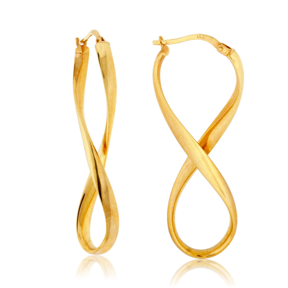 Polished Infinity Hoop Earrings – Park City Jewelers