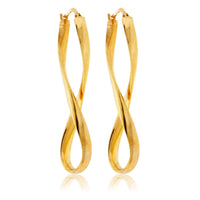 Polished Infinity Hoop Earrings - Park City Jewelers