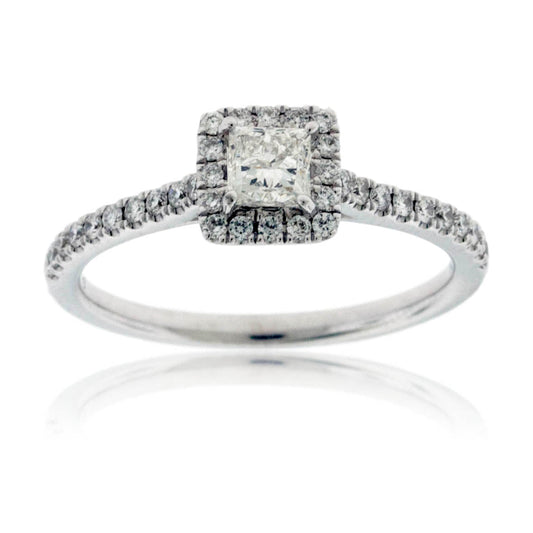 Princess Cut Diamond Engagement Ring - Park City Jewelers