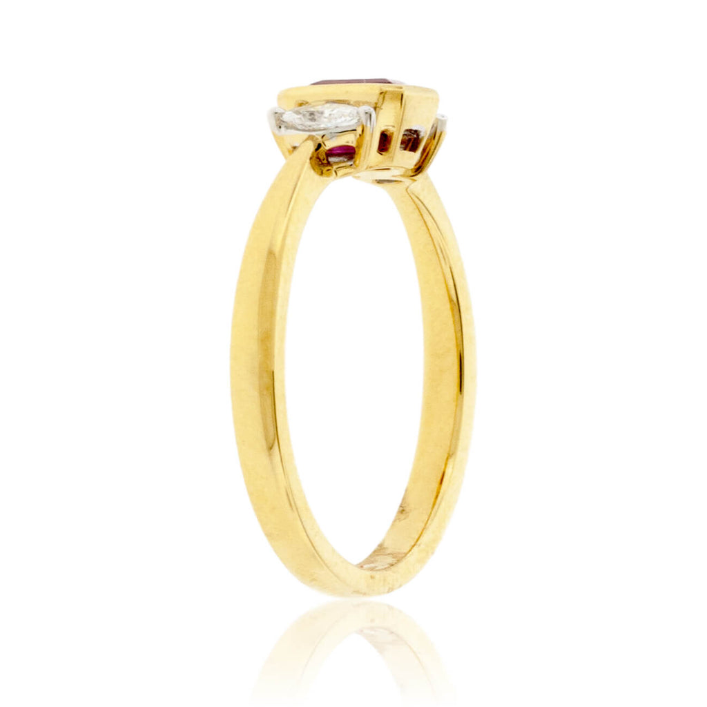 Red Beryl Ring