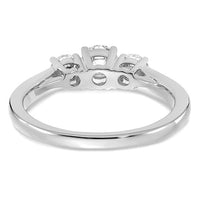 Round Cut 3 Stone Lab Grown Diamond Engagement Ring - Park City Jewelers