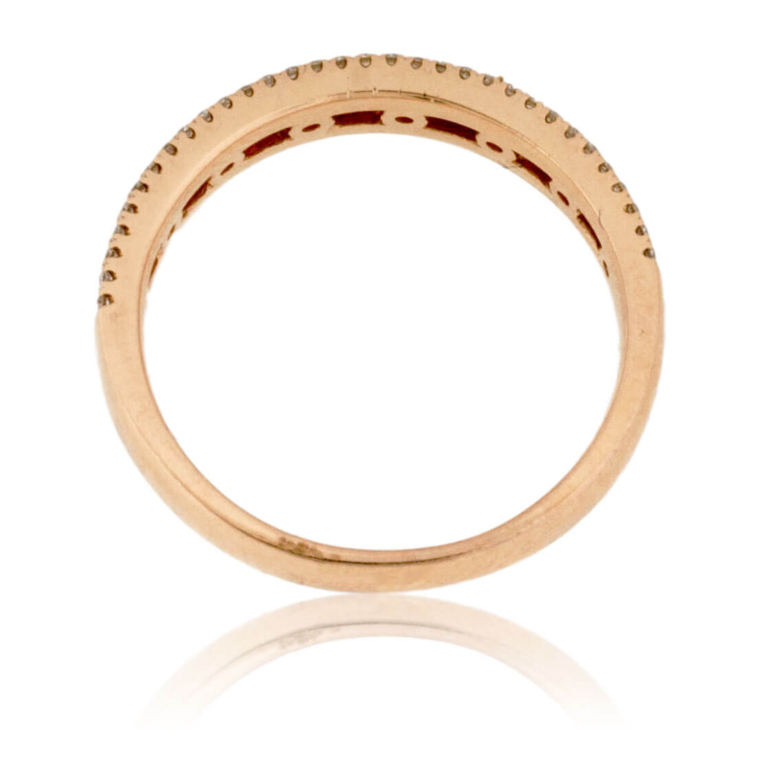Solid 14k Rose Gold Couple's Wedding Ring Set | Vansweden Jewelers