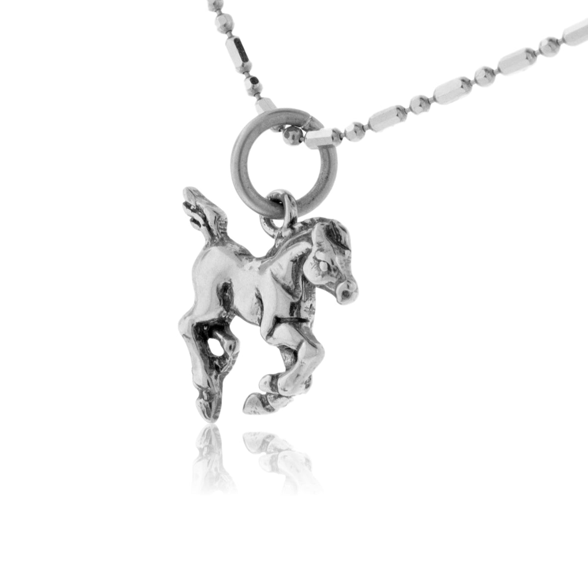 Running Colt Horse Necklace - Park City Jewelers