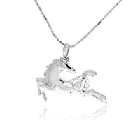 Running Horse Sun Necklace - Park City Jewelers