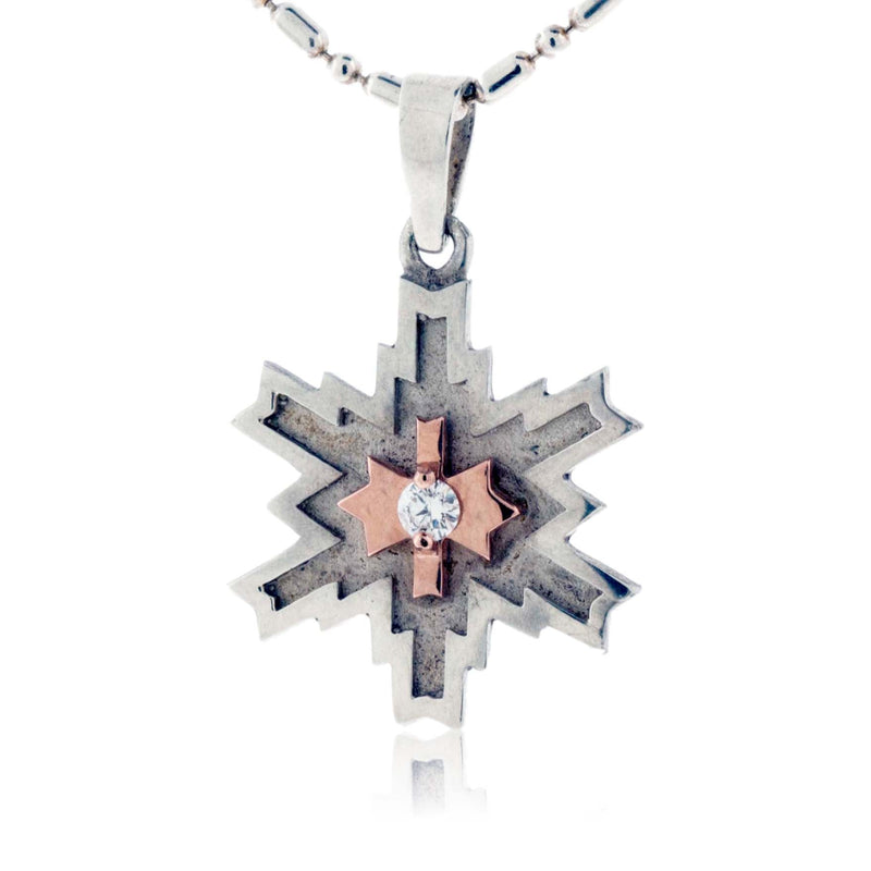 Santa Fe Style Snowflake Necklace - Park City Jewelers