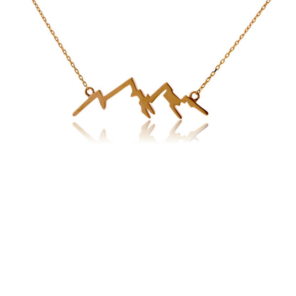 Silhouette Mountain Peak Pendant - Park City Jewelers