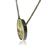 Silver, 18K Gold, & Nugget Gold Rocky Mountain Memory Scene - Park City Jewelers